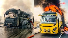दिल्ली से वाराणसी जा रही स्लीपर बस में कानपुर में लगी आग, यात्रियों की बाल-बाल बची जान