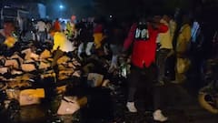 Chhatrapati Sambhajinagar accident: रांजणगाव फाट्यावर बिअरचा ट्रक उलटला, ट्युबर्गच्या बाटल्या गोळा करायला लोक गोण्या घेऊन पोहोचले