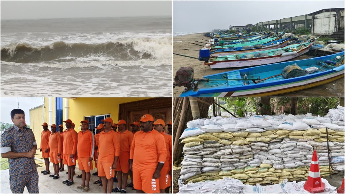 Ditwah Cyclone:: சுழற்றி அடிக்கும் சூறைக்காற்று... கர்ஜிக்கும் கடல்; தாக்குபிடிக்குமா மரக்காணம்?