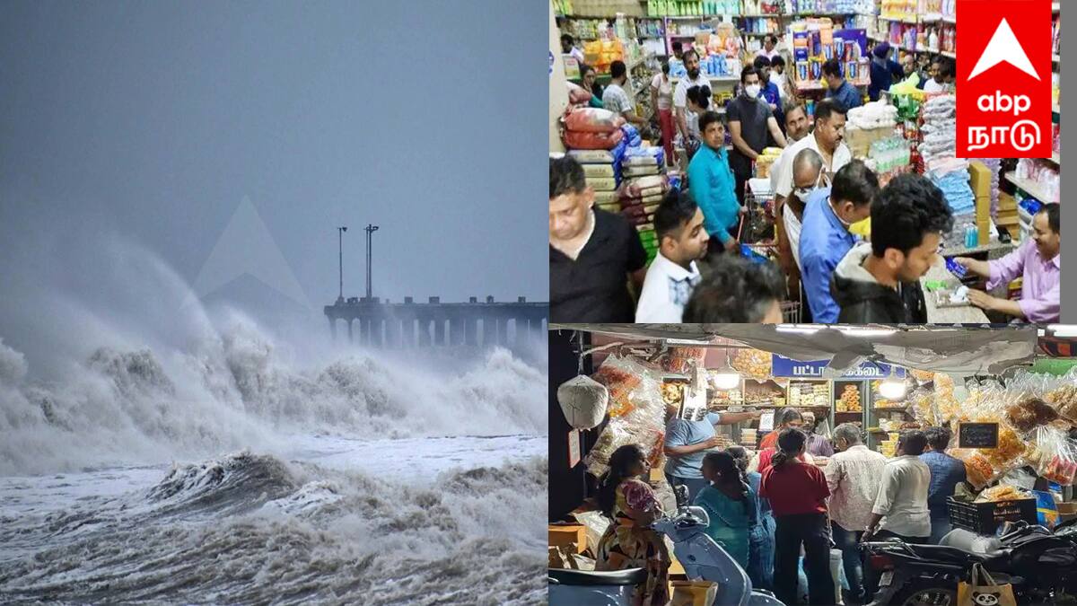 புதுச்சேரியில் டிட்வா புயல் எச்சரிக்கை: கடைகளில் குவிந்த மக்கள் ! அத்தியாவசியப் பொருட்கள் வாங்க பரபரப்பு!