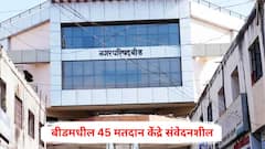 बीडमधील 45 मतदान केंद्रे संवेदनशील, कडेकोट पोलीस बंदोबस्त, कोणकोणत्या नगरपालिकांचा समावेश?