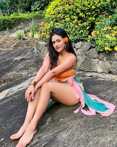 Aahna Sharma Photo: આહના શર્માએ કેમેરા સામે આપ્યા કિલર પોઝ, તસવીરો થઈ વાયરલ