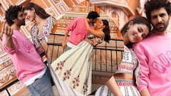 जयपुर में एक-दूजे संग रोमांटिक हुए कार्तिक आर्यन और अनन्या पांडे, तस्वीरें वायरल