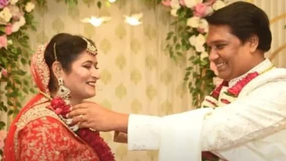 CID's Abhijeet Aditya Srivastava Re-Marries Wife Mansi On 25th Anniversary, Pics Go Viral