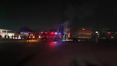 Pune Accident Fire : चाकणमध्ये कंटेनरला भीषण आग; 40 नव्याकोऱ्या बाईक जळून खाक