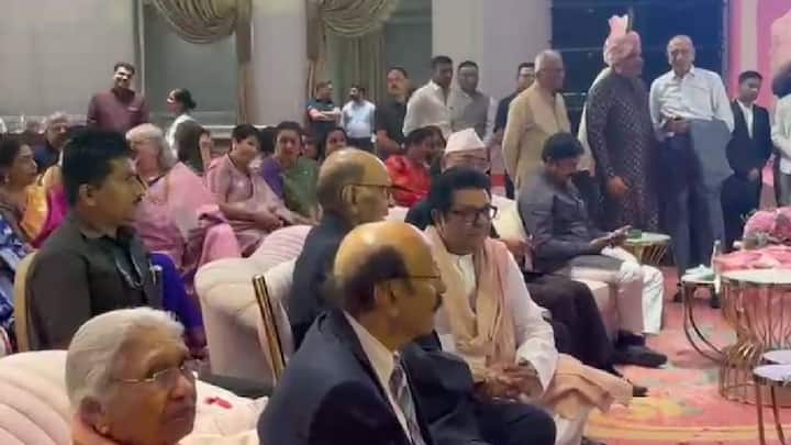 युगेंद्र यांच्या लग्नसोहळ्याच्या निमित्ताने पवार कुटुंब पुन्हा एकदा एकत्र आलं असून अजित पवारांच्या मातोश्री, खासदार सुनेत्रा पवार, पार्थ आणि जय पवार हेही सोहळ्याला उत्साहाने उपस्थित होते.