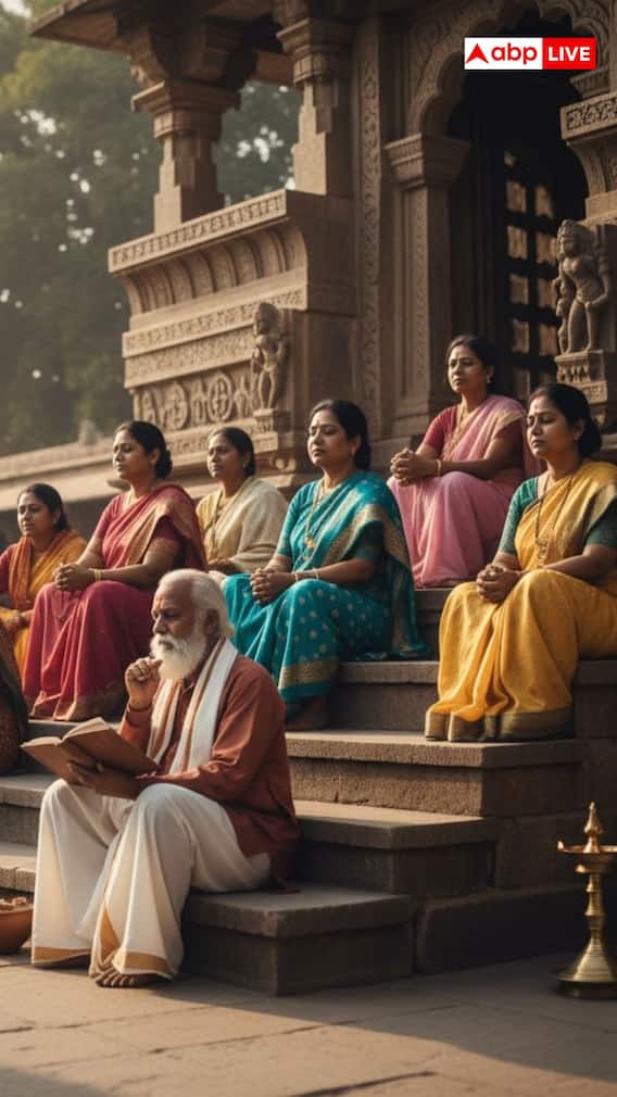 मंदिरात दर्शनानंतर भक्त पायऱ्यांवर का बसतात? जाणून घ्या कारण