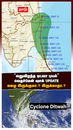 TOP GEAR-ல் ”டிட்வா” சென்னைக்கு ஆபத்து?புயலின் தற்போதைய நிலை பொளந்து கட்டும் மழை