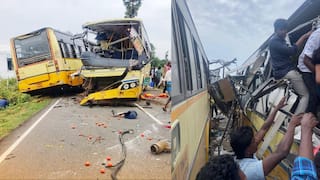 Tirupattur Bus Accident: நேருக்கு நேருக்கு மோதிய அரசுப் பேருந்துகள்..திருப்பத்தூரில் கோர விபத்து