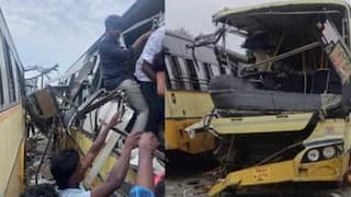 11 Dead, Over 20 Injured After Two Buses Collide Head-On In Tamil Nadu's Sivaganga