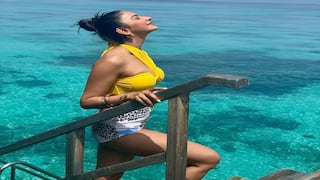 Rakul Preet Singh PHOTO: માલદિવમાં પતિ સાથે રોમેન્ટિક થઈ રકુલ, કેમેરા સામે આપ્યા બોલ્ડ પોઝ