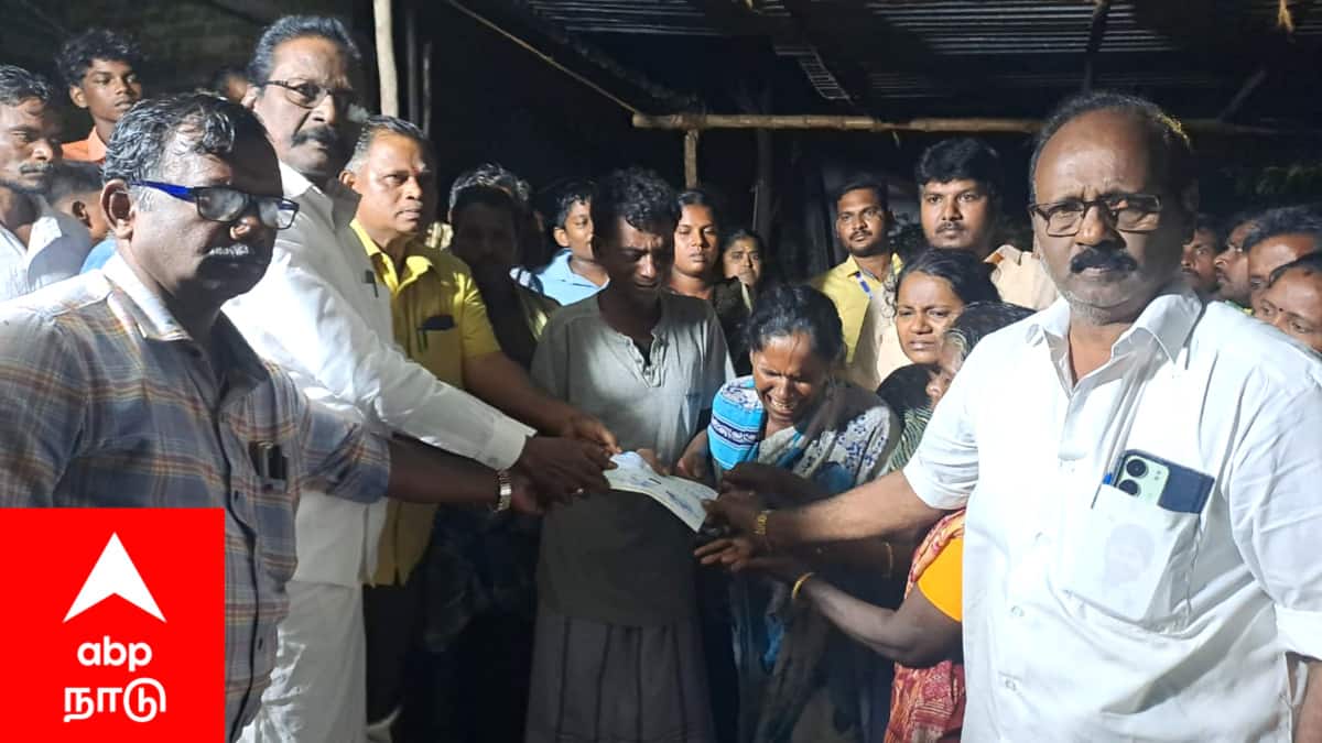 டித்வா புயல்: மின்சாரம் தாக்கி இளைஞர் உயிரிழப்பு! 10 லட்சம் ரூபாய் நிவாரணம் வழங்கி எம்எல்ஏ ஆறுதல்..!