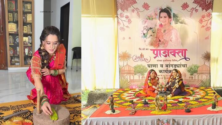नुकताच तिच्या मेहंदीचा कार्यक्रमही पार पडला त्याच्या आदल्या दिवशी घाण आणि बांगड्या भरण्याचा हा समारंभ साजरा करण्यात आला.