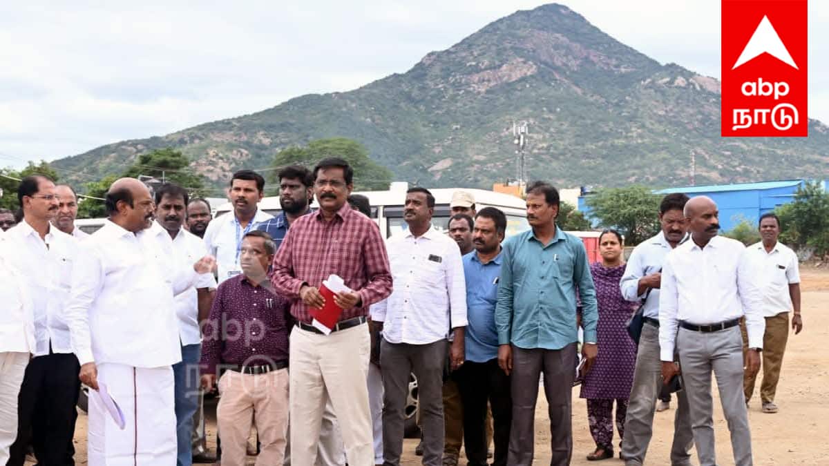 Tiruvannamalai : திருவண்ணாமலை தீபம்: பக்தர்களின் வசதிக்காக மாபெரும் ஏற்பாடுகள்! அமைச்சர் எ.வ.வேலு ஆய்வு