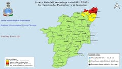 சென்னைக்கு ரெட் அலர்ட் எச்சரிக்கை - 20 செ.மீ., மேல் அதிகனமழை பெய்யும் அபாயம் - மக்களே உஷார்