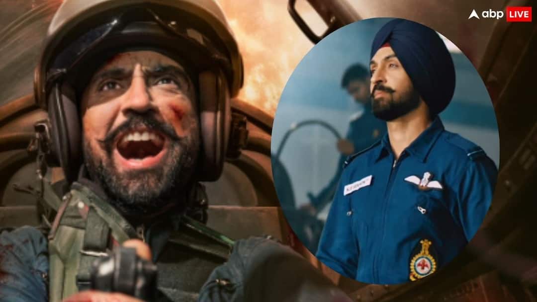 Diljit Dosanjh First Look Out From Border 2 after Sunny Deol Varun Dhawan Starring Border 2: सनी देओल के बाद अब आसमान में गरजे दिलजीत दोसांझ, पायलट लुक में लगे रौबदार