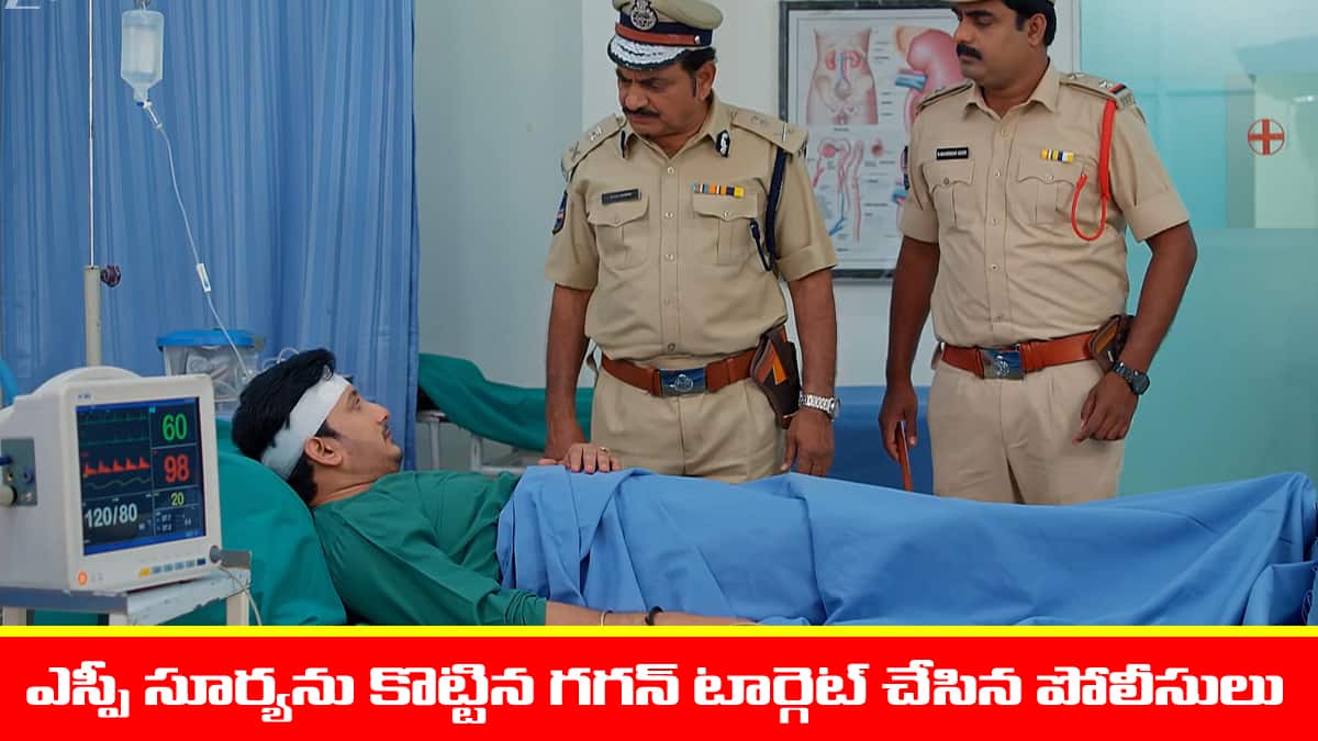 Meghasandesam Serial Today December 1st: ‘మేఘసందేశం’ సీరియల్‌: హాస్పిటల్‌ లో చేరిన ఏస్పీ సూర్య – గగన్‌ ను టార్గెట్‌ చేయాలనుకున్న పోలీసులు  