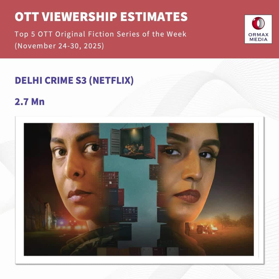 Top 5 Shows On OTT: 'द फैमिली मैन 3' का बाल भी बांका नहीं कर पाई 'स्ट्रेंजर्स थिंग्स 5', टॉप 5 से बाहर हुई 'महारानी 4