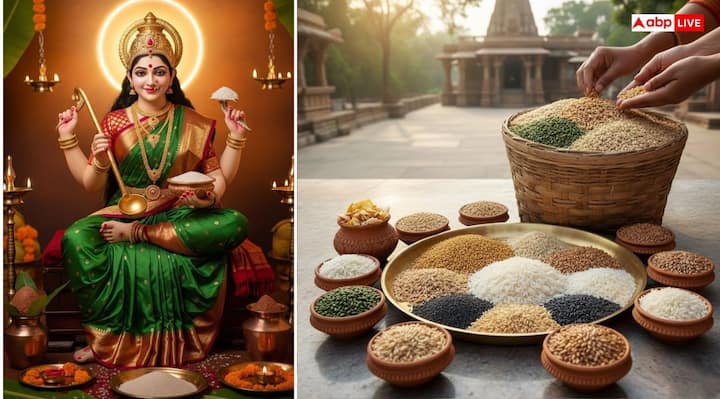 Annapurna Jayanti 2025 Daan: मार्गशीर्ष पूर्णिमा पर 4 दिसंबर 2025 को माता पार्वती के स्वरूप देवी अन्नपूर्णा की पूजा होगी. इस दिन गेहूं, चावल, उदड़, राई जैसे कुछ चीजों का दान करना बहुत शुभ होता है.