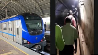 Watch Video: நடுவழியில் நின்ற மெட்ரோ ரயில்.. சுரங்கப்பாதையில் நடந்து வந்த பயணிகள் - காலையிலே திக்.. திக்..!