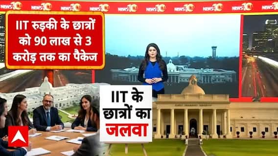 IIT Roorkee: IIT के छात्रों का जलवा, 90 लाख से 3 करोड़ तक सालाना सैलरी का ऑफर | Breaking