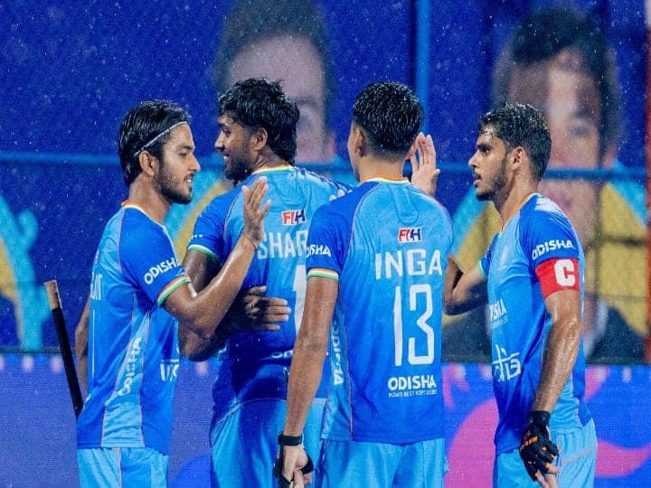 மதுரை சர்வதேச ஹாக்கி மைதானத்தில் இன்று இந்தியா ஸ்விட்சர்லாந்த் மோதியது.