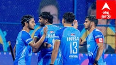 photo story ; இந்தியா - ஸ்விட்சர்லாந்த் ஹாக்கி போட்டி.. 5-0 என்ற புள்ளியில் இந்தியா அபார வெற்றி !