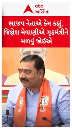 Gujarat BJP On Mevani :  ભાજપ નેતાએ કેમ કહ્યું, જિજ્ઞેશ મેવાણીએ ગૃહમંત્રીને મળવું જોઈએ