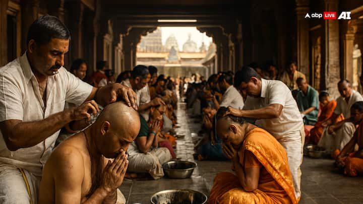 తిరుపతి బాలాజీ ఆలయంలో తలనీలాలు సమర్పించే ఆచారం కూడా ఉంది. నమ్మకాల ప్రకారం, విష్ణువు కుబేరుడి నుంచి అప్పు తీసుకున్నాడు   కలియుగం ముగిసే వరకు మొత్తం అప్పు తీరుస్తానని వాగ్దానం చేశాడు. ఆ అప్పు తీర్చడానికి భక్తులు తమ కోరికలు నెరవేరినప్పుడు తలనీలాలు సమర్పిస్తారు. భక్తులు తలనీలాలు సమర్పించడం అప్పు తీర్చే వాయిదాగా భావిస్తారు.