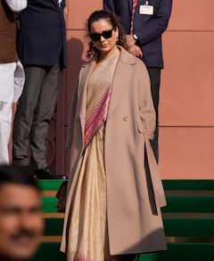 संसद में फैशन गेम, कंगना चिराग़ से लेकर प्रियंका गांधी तक-देखें सबकी तस्वीरें