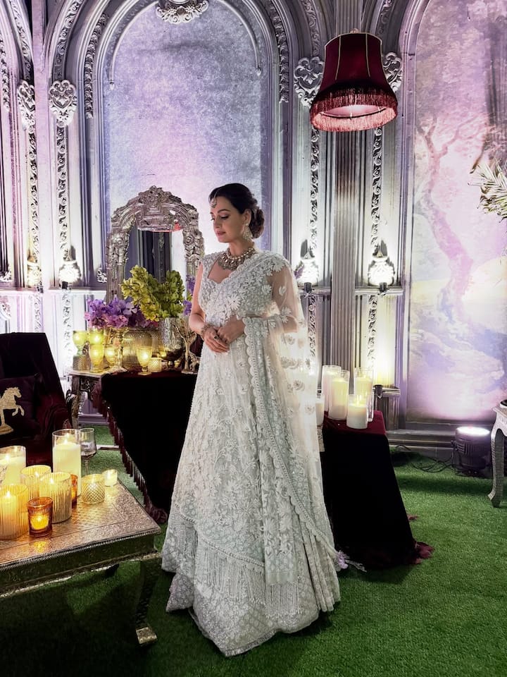 Bollywood actress Dia Mirza is very fond of sarees. This is the reason why she likes to wear it on every occasion. Be it a small event or a big one, she is often seen in sarees. From satin to silk, plain to printed, she has styled all types of sarees. Amidst all this, Dia Mirza has once again shown her glamorous look in saree.