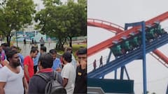 Wonderla Chennai Opening Day Turns Chaotic As Roller Coaster, Other Rides Stall Mid-Air; Visitors Panic: Video
