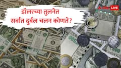 डॉलरच्या तुलनेत सर्वात दुर्बल चलन कोणते? भारताचा रुपया कोणत्या क्रमांकावर?