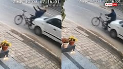 Gurugram Hit-and-Run: Businessman Killed While Cycling; Driver Absconding, CCTV Captures Impact