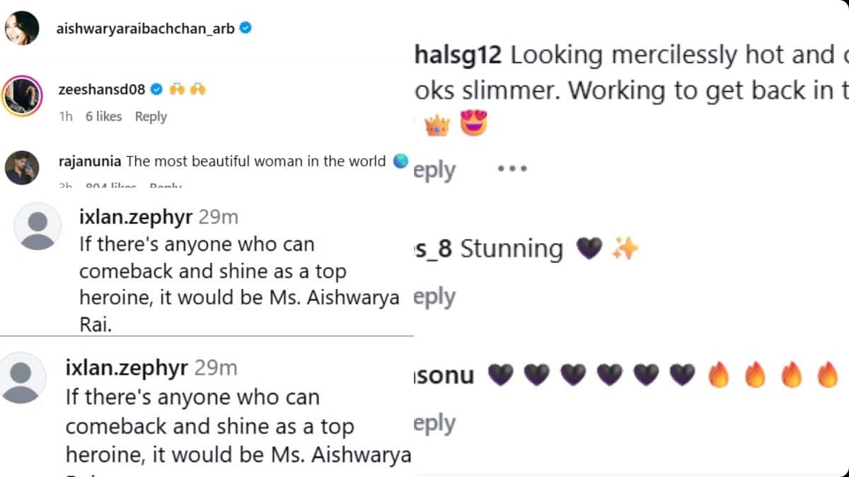 ब्लैक गाउन में ऐश्वर्या राय का क्लासी लुक, तस्वीरें देख फैंस बोले- 'क्वीन इज बैक