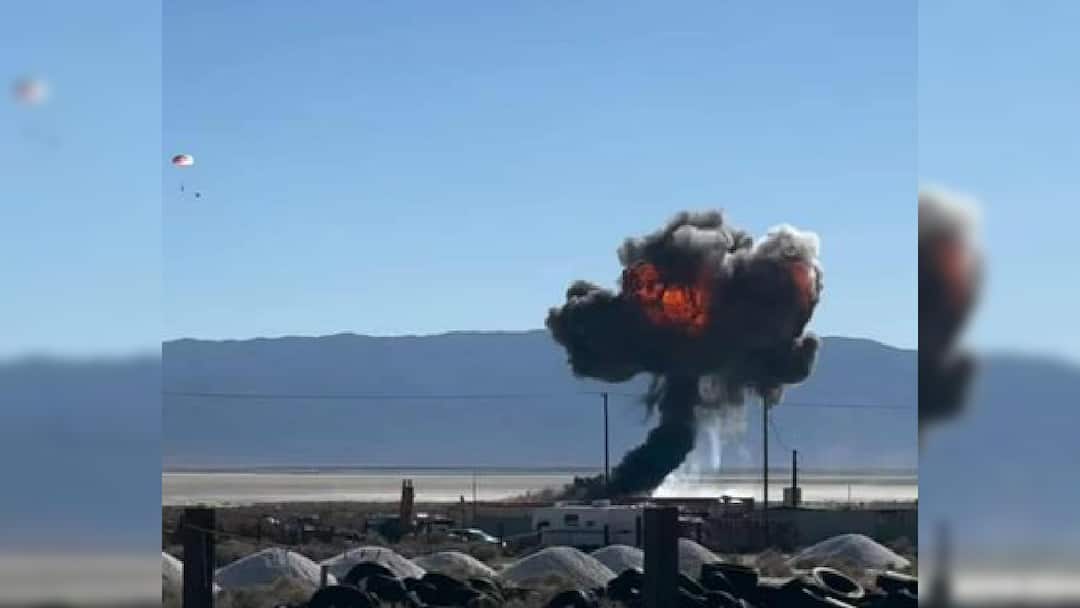 Video: US Air Force F-16 Explodes Into Huge Fireball After Crash In California