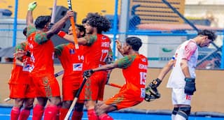 Photo story ;  பங்களாதேஷ் - ஓமன் இடையேயான ஜூனியர் உலக ஹாக்கி போட்டியில் 9-0 என்ற புள்ளியில் பங்களாதேஷ் அணி வெற்றி !