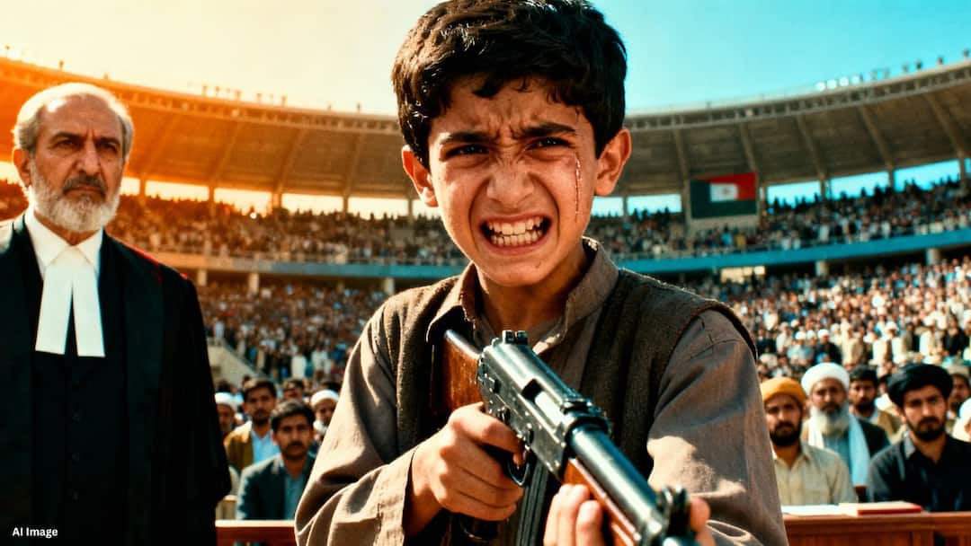 taliban carried out a public execution of a man in a stadium in khost province Video: तब्बल 80 हजारांवर बघ्यांचा जमाव, 13 वर्षाच्या मुलाच्या हातात बंदूक अन् घरातील 13 जणांच्या हत्येचा बदला हत्येनं! बंदुकीचा 'न्याय' बघायला देशाचे सरन्यायाधीश सुद्धा आले..