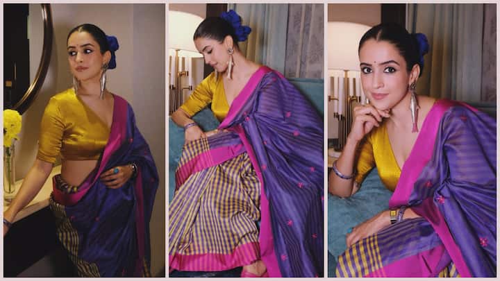 Sanya Malhotra Fish Shaped Earrings: सान्या मल्होत्रा का लेटेस्ट पोस्ट सोशल मीडिया पर तेजी से वायरल हो रहा है. मछली की शेप की इयररिंग्स ने लाइमलाइट अपने नाम कर ली है.