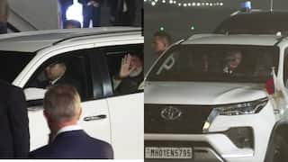 Watch: Modi & Putin Leave Delhi Airport Together In Same Car