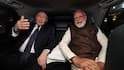 Watch: Modi & Putin Leave Delhi Airport Together In Same Car