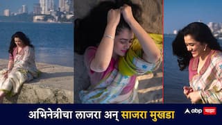 हा सागरी किनारा... नॅशनल क्रश पुन्हा चर्चेत, निळाभोर समुद्र, मंद वारा अन् गिरीजाचा लाजरा नं साजरा मुखडा