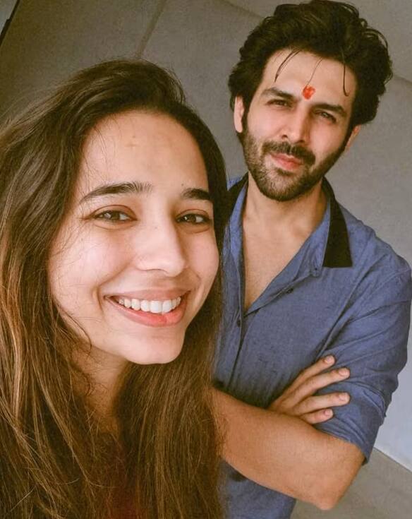 Karthik often shares pictures with his sister on social media.