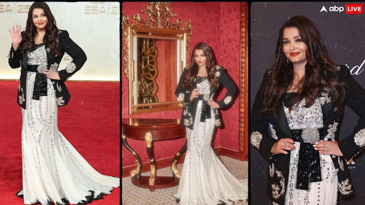 Aishwarya Rai Bachchan Photos: बॉलीवुड की क्वीन ऐश्वर्या राय हमेशा अपने अंदाज से सभी का दिल जीत लेती हैं. इस बार एक फिल्म फेस्टिवल में उनका बदला हुआ लुक देखा गया जो वायरल हो रहा है.