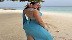 Pragya Jaiswal PHOTO: બીચ કિનારે મસ્તી કરતી જોવા મળી પ્રજ્ઞા જયસ્વાલ, જુઓ હટકે તસવીરો