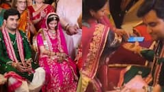कथावाचक इंद्रेश उपाध्याय और शिप्रा ने लिए सात फेरे, देखें शादी की पहली तस्वीर