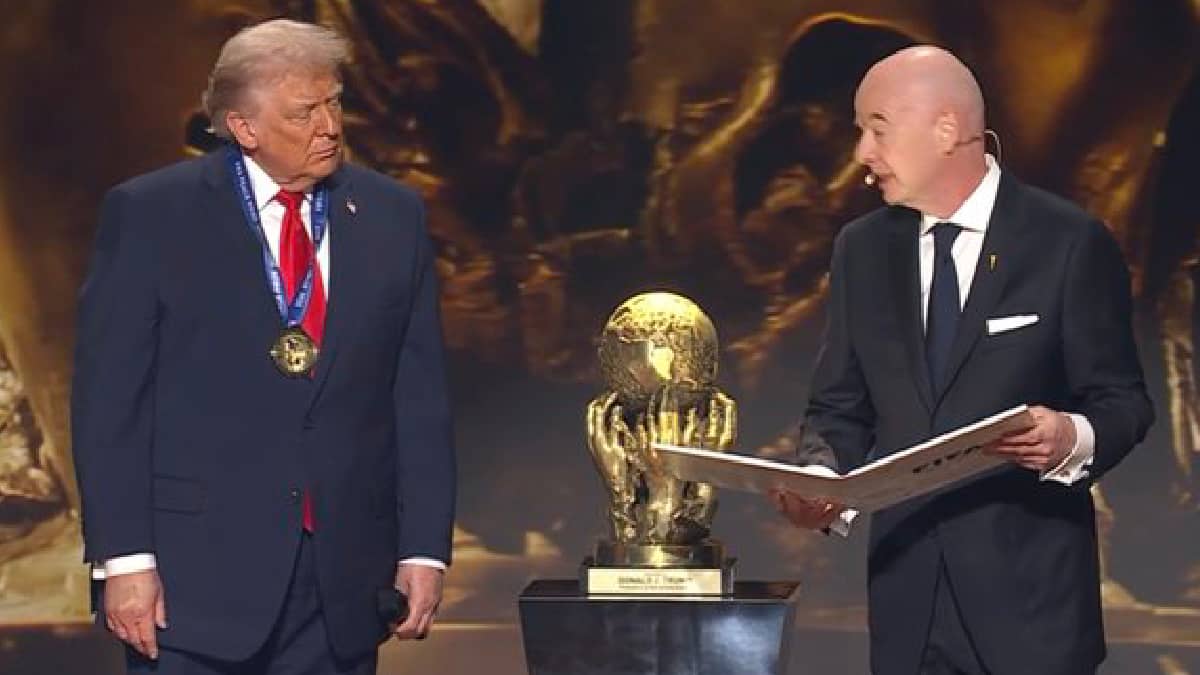 US President Trump Receives Inaugural FIFA Peace Prize At 2026 World Cup Draw