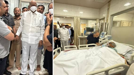 Baba Adhav health: बाबा आढावांची प्रकृती बिघडली, शरद पवार रुग्णालयात भेटीला पोहोचले