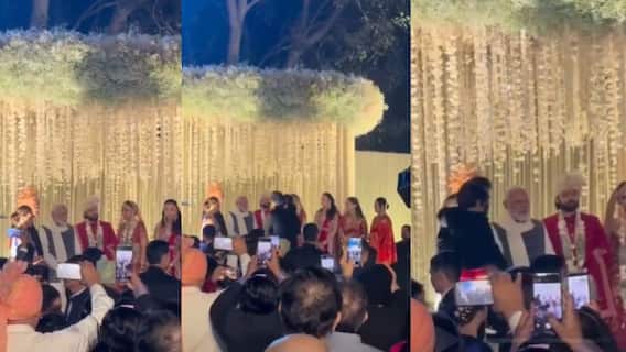 Narendra Modi : पंतप्रधान मोदींनी घेतला राज ठाकरेंच्या नातवाचा गालगुच्चा, नंतर फोटोही काढला