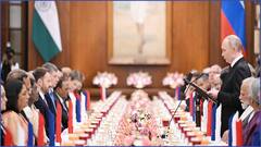 முருங்கை இலை சூப்பை ரசித்து ருசித்த புதின் - குடியரசுத் தலைவர் மாளிகையில் பரிமாறப்பட்ட தடபுடல் விருந்து